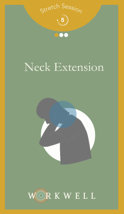 Example Workwell Card: Neck Extension Example Workwell Card: Neck Extension